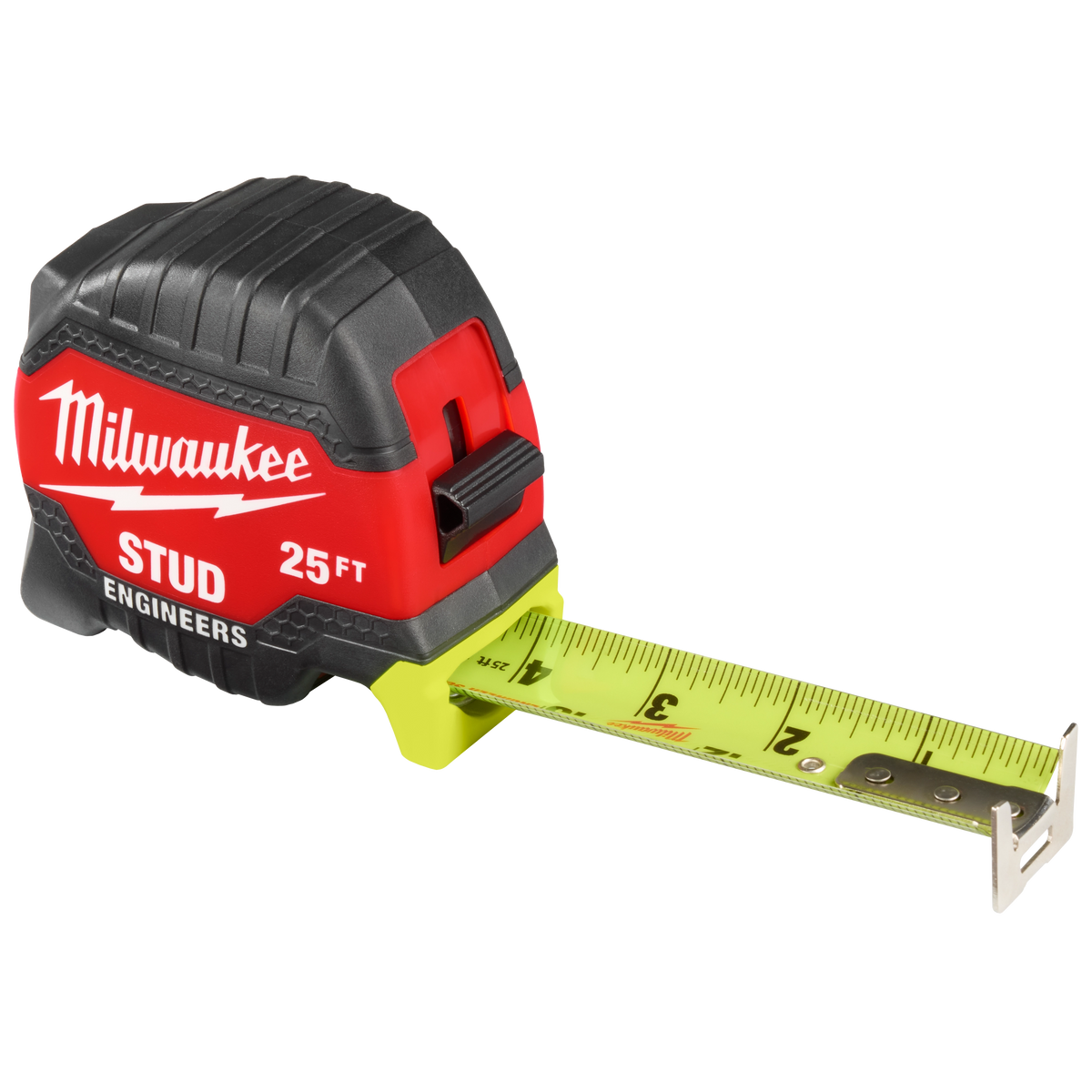 Milwaukee 48-22-1425E 25ft STUD Tape Measure with Engineer's Scale (Pack of 5)