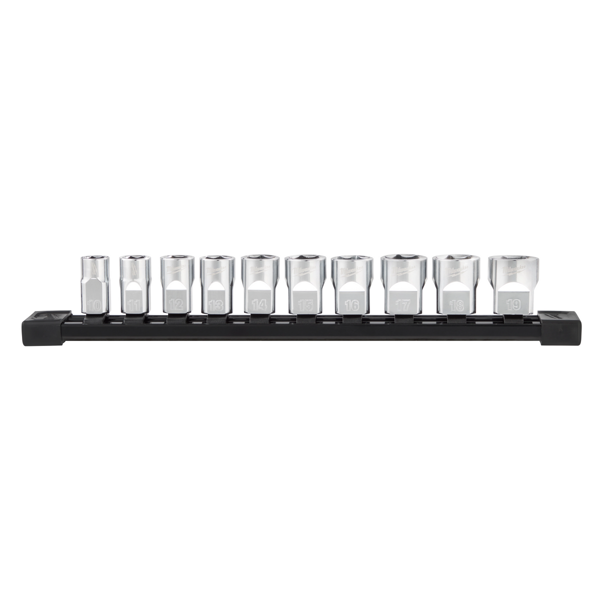 Milwaukee 48-22-9503 10pc 3/8" Metric Sockets with FOUR FLAT Sides