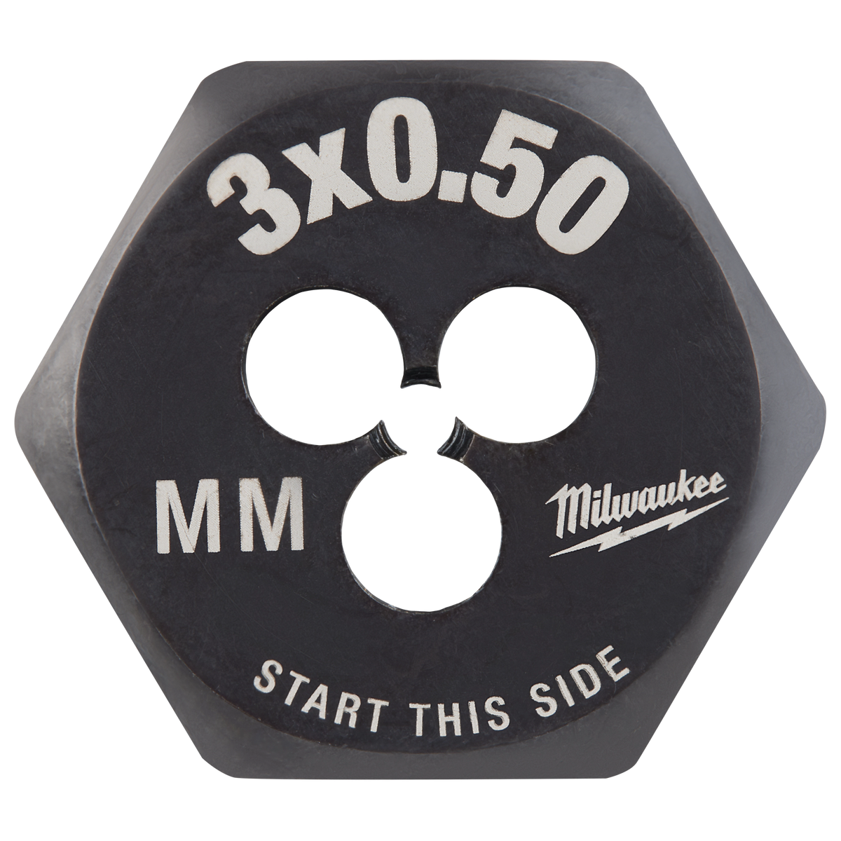 Milwaukee 49-57-5311 M3-0.50 mm 1-Inch Hex Threading Die