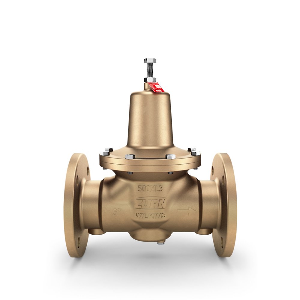 Zurn 212-500XL3 2-1/2" Lead-Free High Capacity Commercial Grade Water Pressure Reducing Valve with Venturi