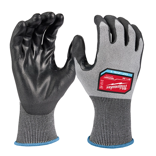 Milwaukee 48-73-8720B 12 Pair Cut Level 2 High Dexterity Polyurethane Dipped Gloves - S