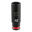 Milwaukee 49-66-6046 SHOCKWAVE Impact Duty 1/4" Drive 12MM Deep 6 Point Socket