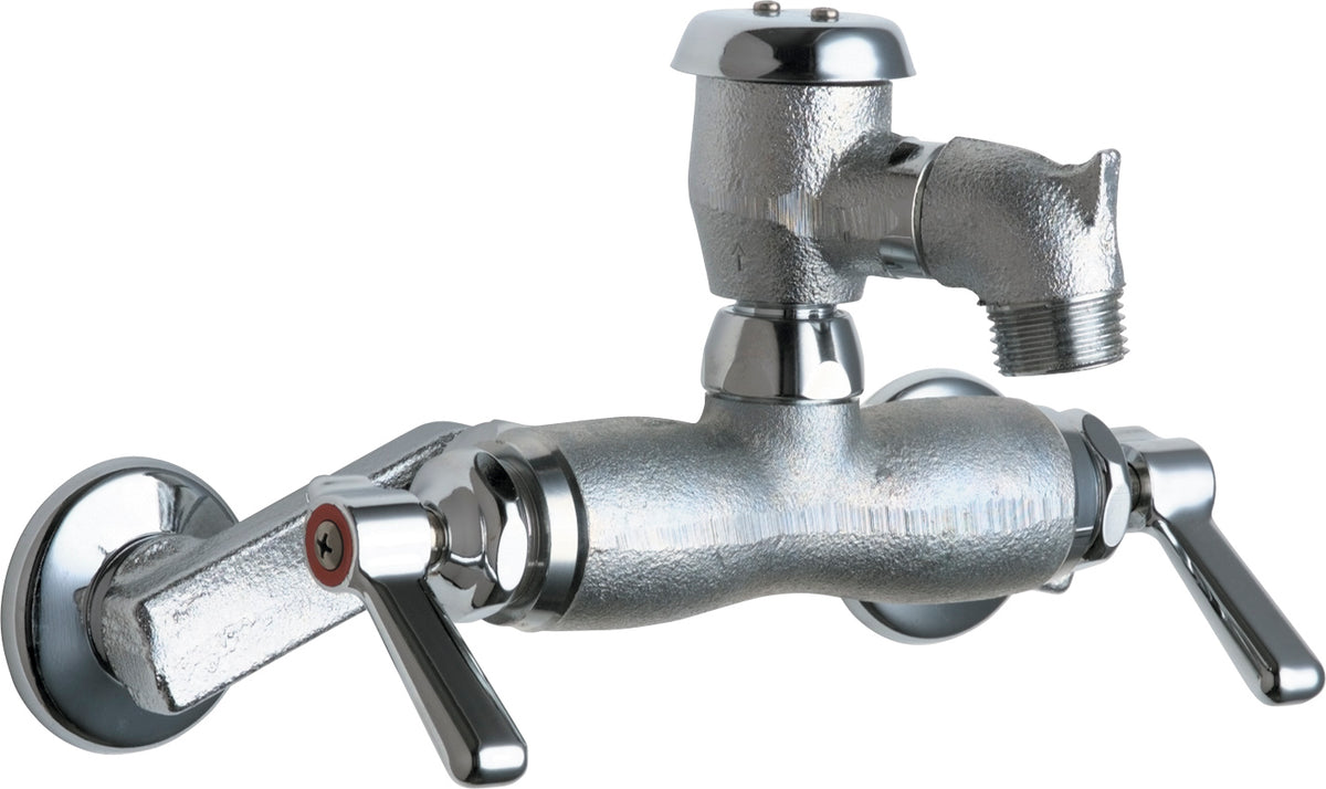 Chicago Faucets 305-VBRCF Wall-mounted manual faucet with adjustable centers, NPT