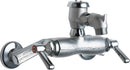 Chicago Faucets 305-VBRRCF Wall-mounted manual faucet with adjustable centers, NPT