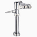 Sloan Gem-2 111-1.6 Exposed Manual Flushometer, 1.6 gpf, Top Spud, Polished Chrome, Angle Stop Extended Bumper, XL Sweat Solder Adapter Kit
