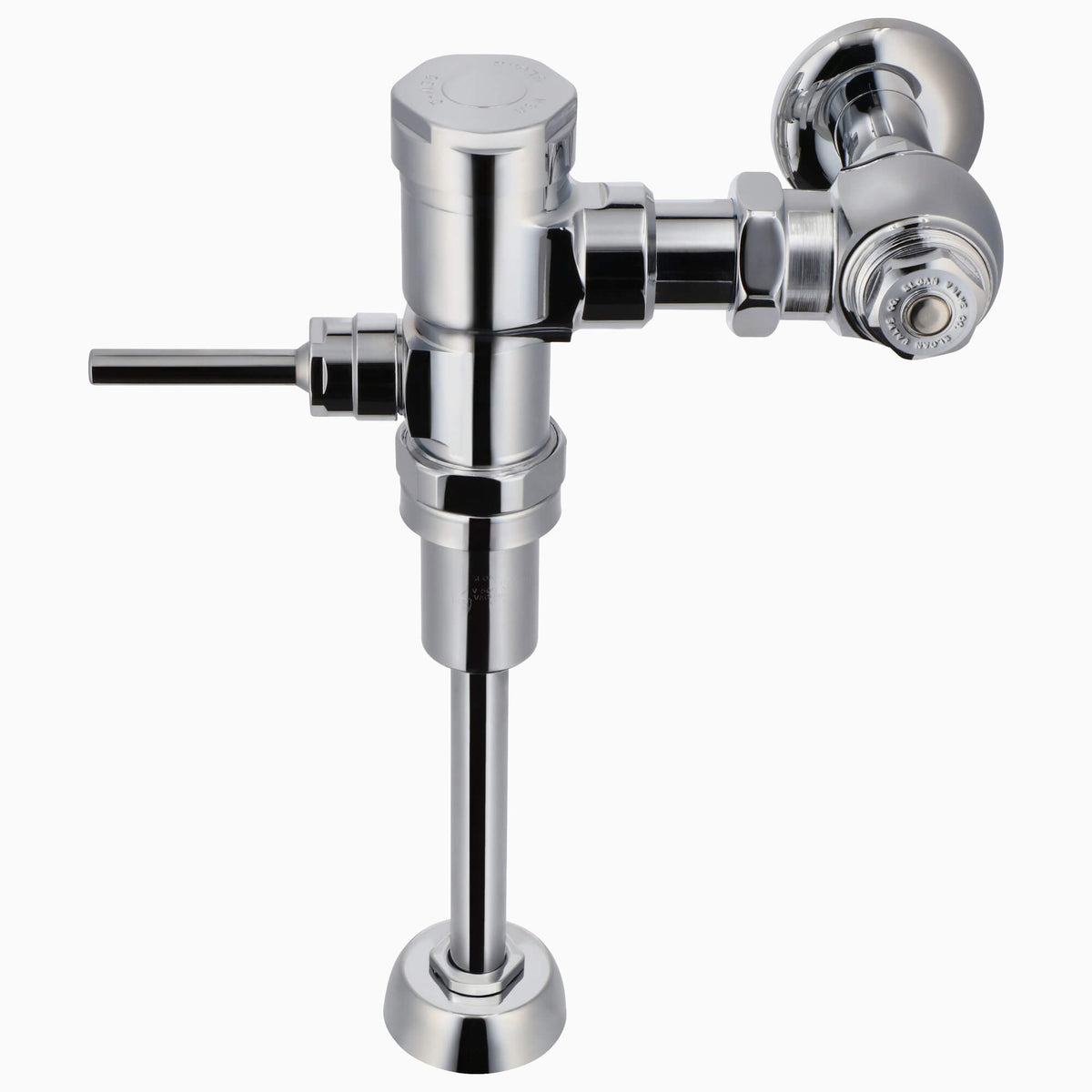 Sloan Gem-2 186-0.125 Exposed Manual Flushometer, 0.125 gpf, with 1" Stop