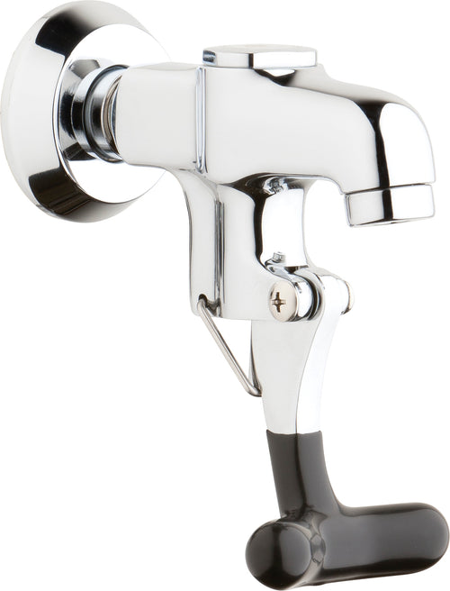 Chicago Faucets 312-ABCP Lead-Free Single-hole wall-mounted glass filler, Brass, NPT
