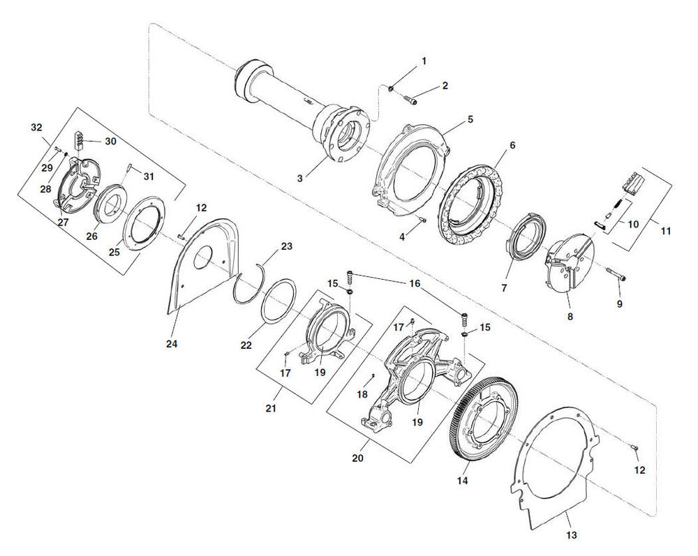 RIDGID 96487 Rear Cover, for 535 Threading Machine
