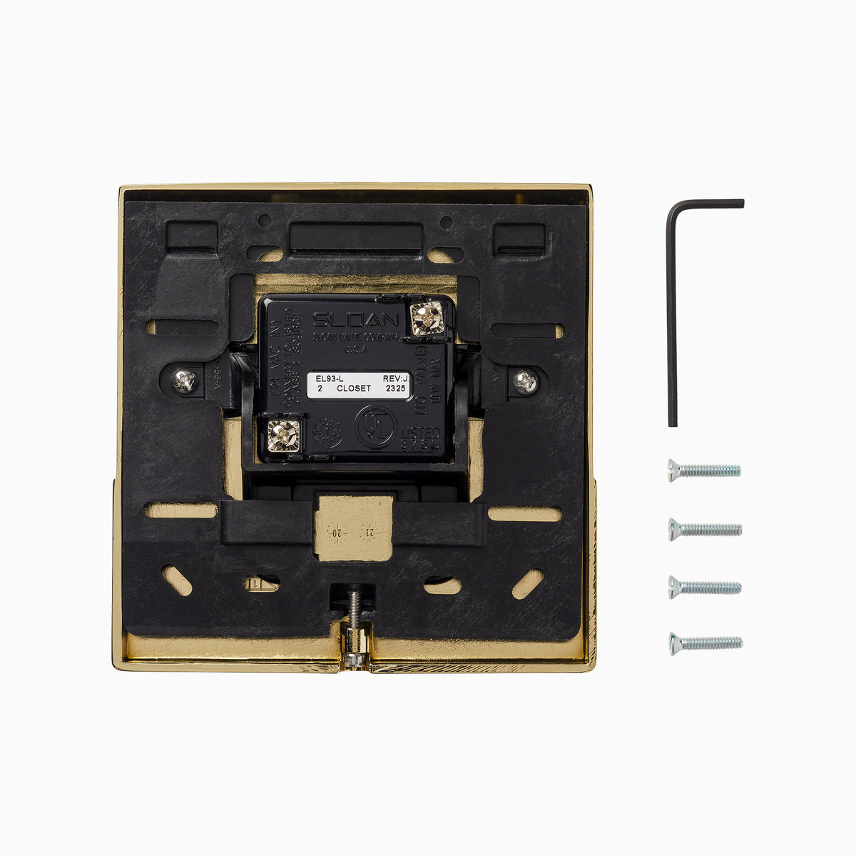 Sloan EL-635-A Polished Brass Royal ES-S TMO Electronic Sensor Plate Assembly