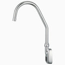 Sloan Optima EBF-550 2.2 GPM Battery-Powered Sensor Faucet, Polished Chrome, Surgical Bend Spout, Below-Deck Manual Mixer Buy American Act