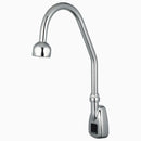 Sloan Optima EBF-550 1.5 GPM Battery-Powered Sensor Faucet with Back-Check Tee, Polished Chrome, Surgical Bend Spout, Shower Head Spray Buy American Act