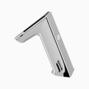 Sloan BASYS EFX-275 1.5 GPM Solar-Powered Sensor Faucet, Polished Chrome, Code EFX275.502.0200, Integrated Side Mixer, 8" Trim Plate