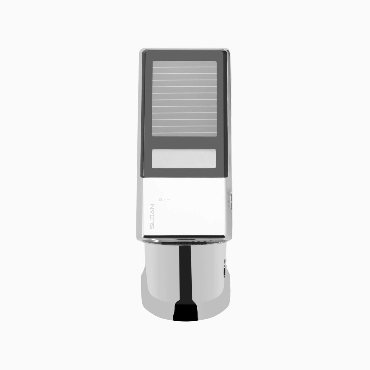 Sloan BASYS EFX-277 0.5 GPM Solar-Powered Sensor Faucet with Back-Check Tee, Polished Chrome, Code EFX277.000.0000