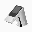 Sloan BASYS EFX-375 0.5 GPM Solar-Powered Sensor Faucet with Back-Check Tee, Polished Chrome, Code EFX375.000.0100, 4" Trim Plate