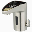 Sloan Optima EAF-300 0.35 GPM Plug Adapter Sensor Faucet, Brushed Nickel, Integrated Side Mixer