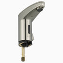 Sloan Optima EAF-350 0.5 GPM Battery-Powered Sensor Faucet, Brushed Nickel, Integrated Side Mixer