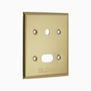 Sloan EL-1001-A Polished Brass ES-S Water Closet Electronic Sensor Plate with Override Button