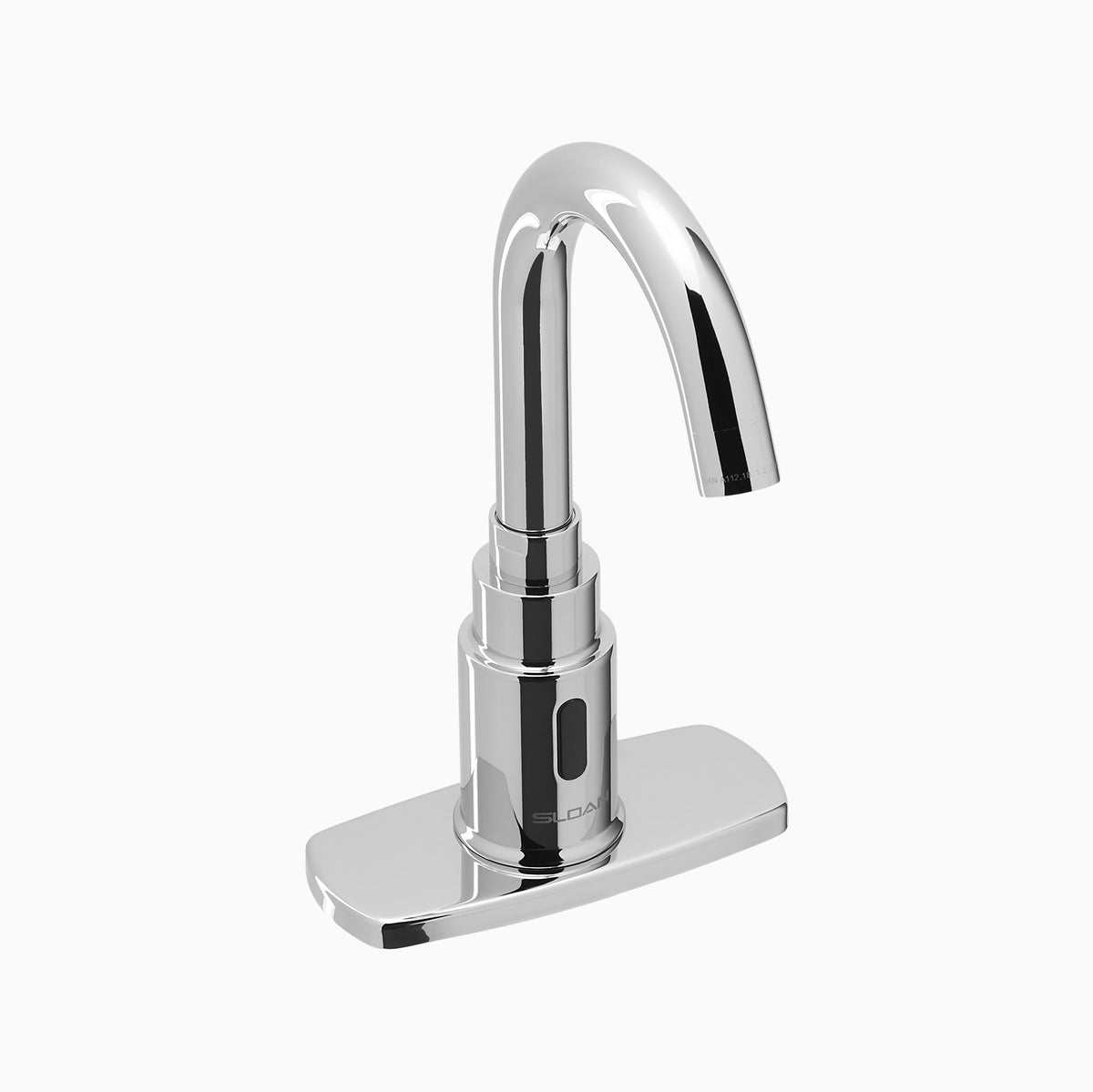 Sloan Standard SF-2250 2.2 GPM Battery-Powered Sensor Faucet, Polished Chrome, G'Neck Back-Check Tee
