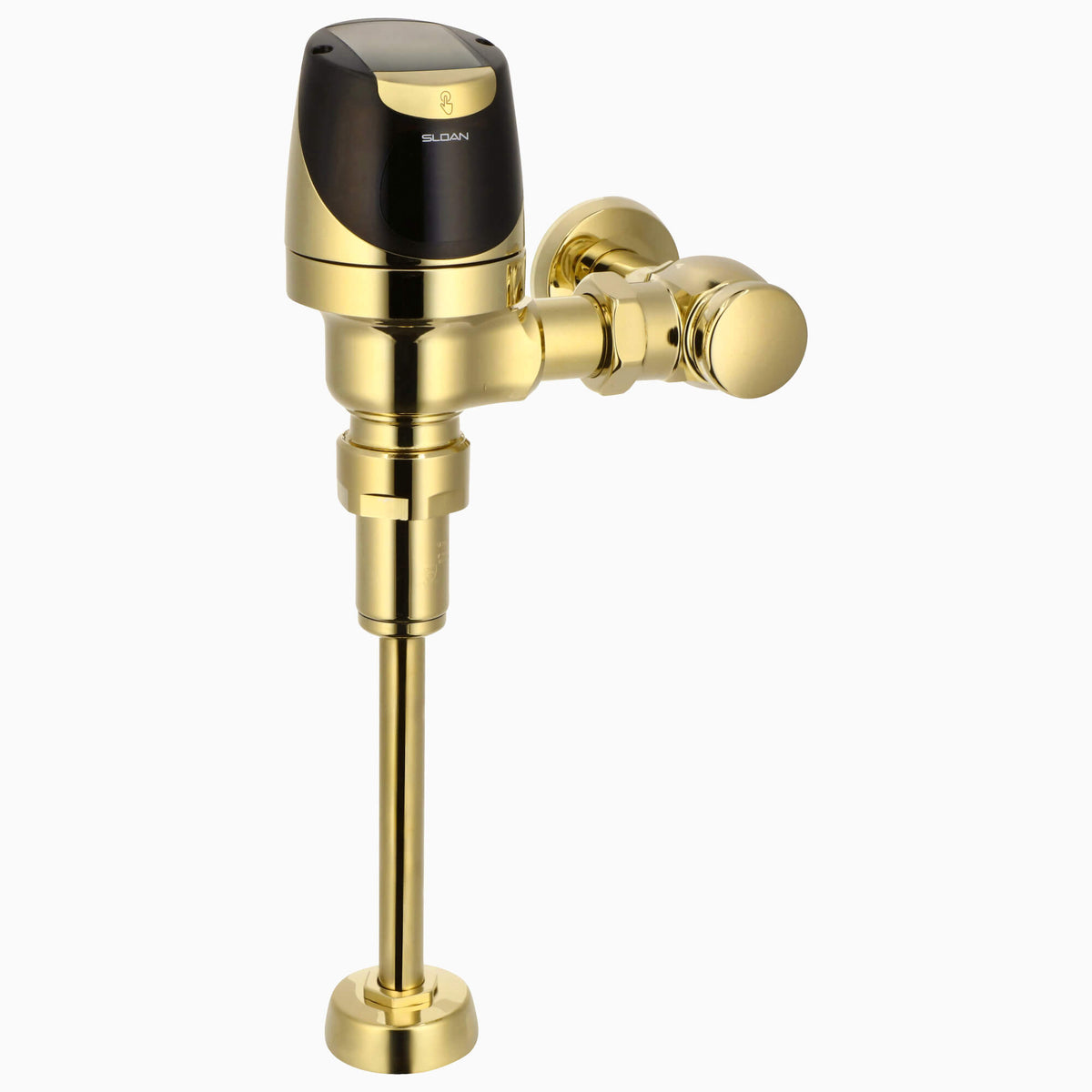 Sloan SOLIS 8186 Exposed Solar-Powered Sensor Urinal Flushometer (0.125 GPF), Polished Brass