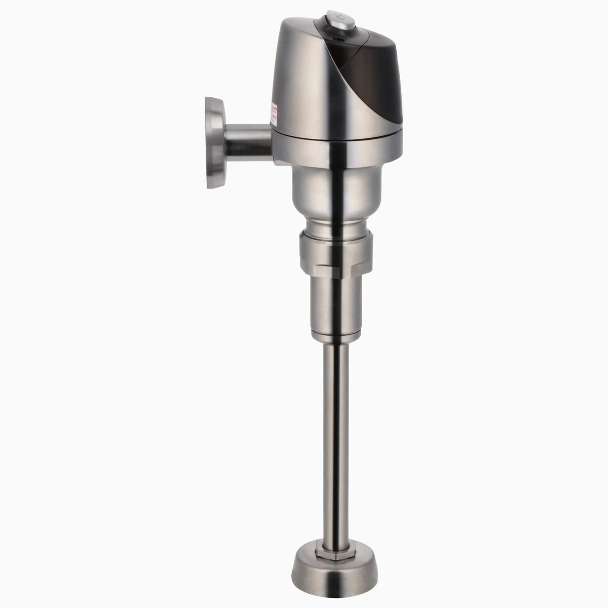 Sloan ECOS 8186 Exposed Battery-Powered Sensor Urinal Flushometer (0.125 GPF), Solid Ring Pipe Support, Brushed Stainless