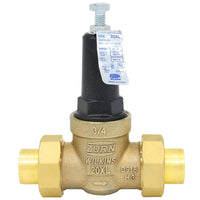Zurn 34-20XLDU 3/4" Lead-Free Water Pressure Reducing Valve with Integral Strainer with Integral PEX Connections (Optional)