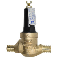 Zurn 34-20XL 3/4" Lead-Free Water Pressure Reducing Valve with Integral Strainer with Integral PEX Connections (Optional)