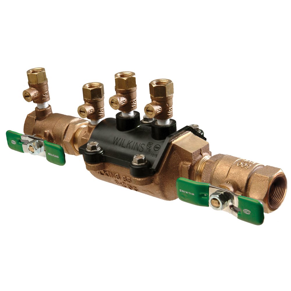 Zurn 34-350XL 3/4" Lead-Free Backflow Preventer - Double Check Valve Assembly with Replaceable Pressure Vessel