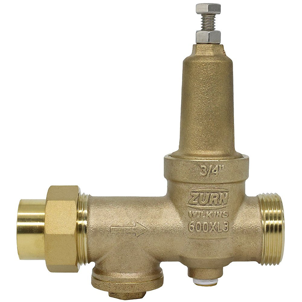 Zurn 34-600XL3 3/4" Water Pressure Reducing Valve with Removable Integral Strainer and Venturi