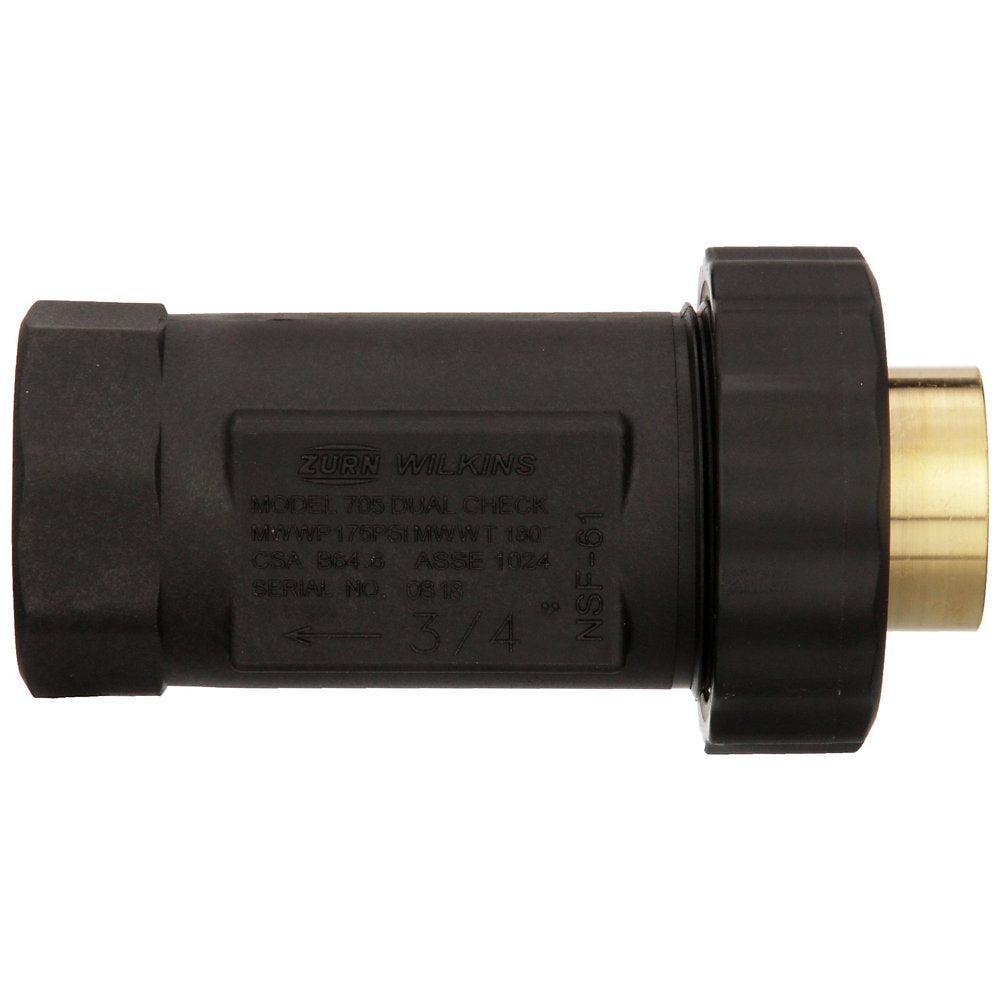 Zurn 34UFX34F-705 Lead-Free Dual Check Valve, FNPT