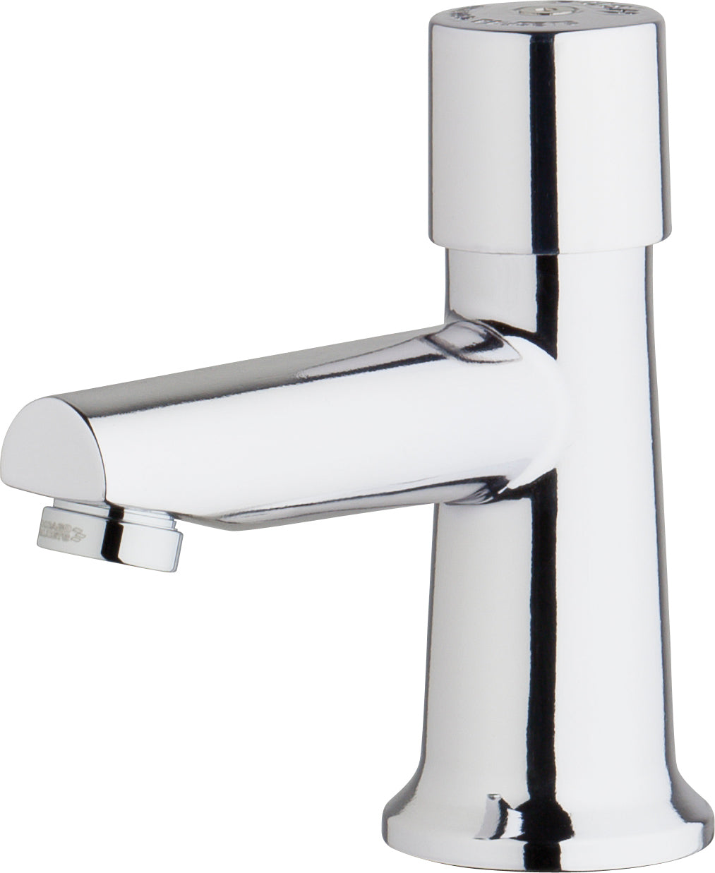 Chicago Faucets 3500-E39VPABCP Lead-Free Deck-mounted metering faucet, single-hole mounting