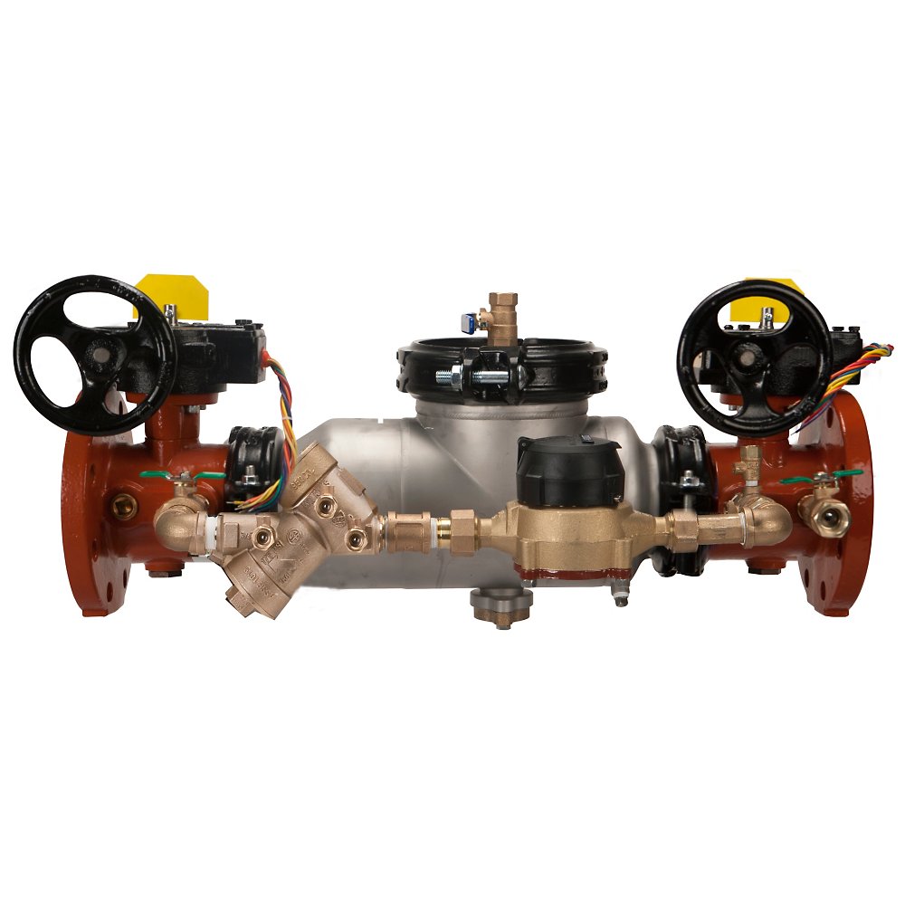Zurn 10-350ASTDACFM Lead-Free Backflow Preventer - Stainless Steel Double Check Detector Assembly