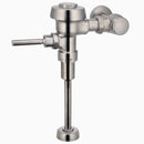 Sloan Royal 186-1.0 Exposed Manual Flushometer, 1.0 gpf, Top Spud, Brushed Stainless, with V600AA 15 in.