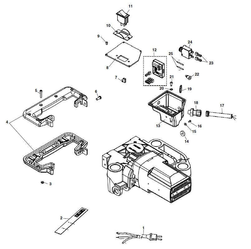 RIDGID 40758 Junction Box, for HC-450 Hole Cutting Tool