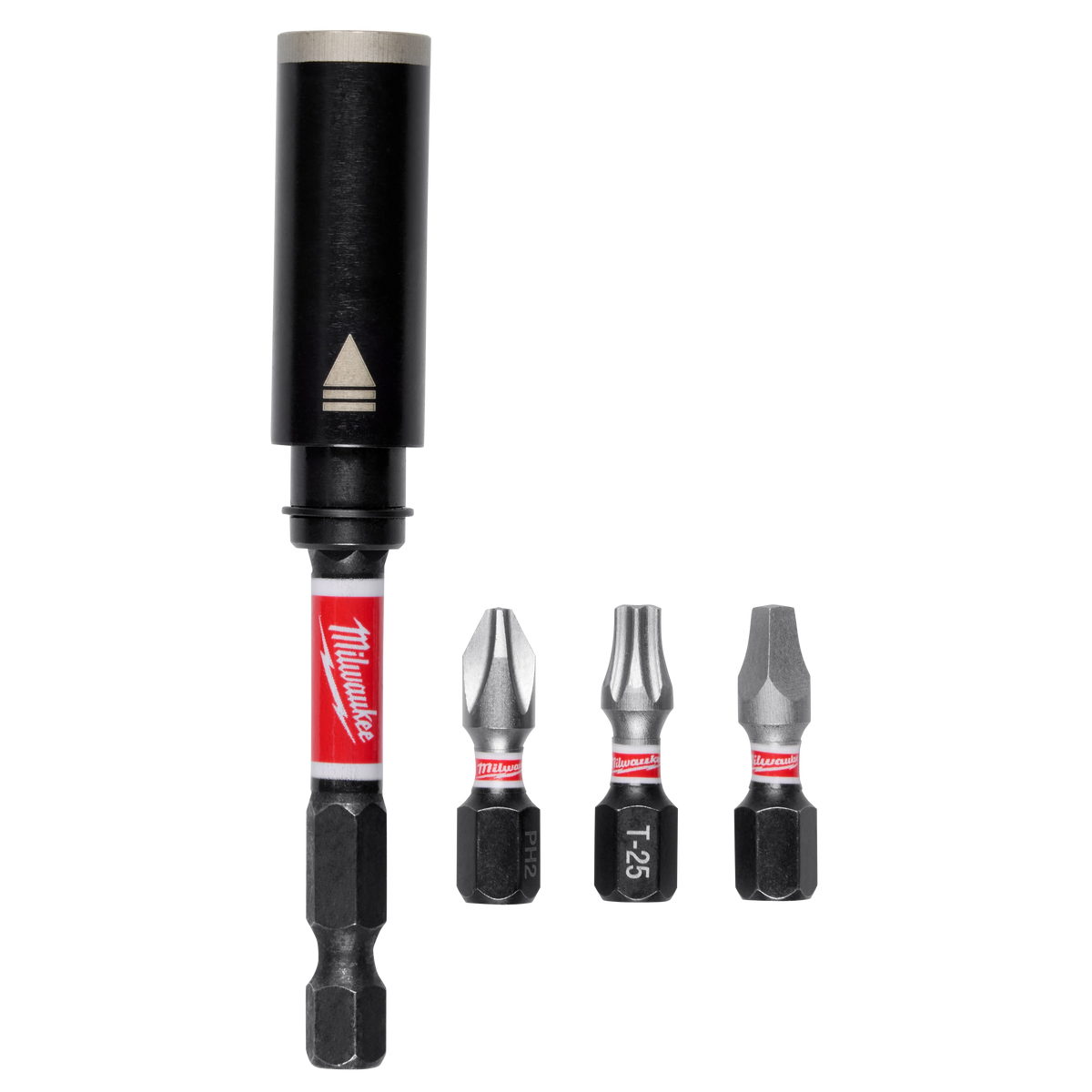 Milwaukee 48-32-7905 SHOCKWAVE Impact Duty 3in. Screw-Holding Bit Holder & Insert Bit Set (4Pc)