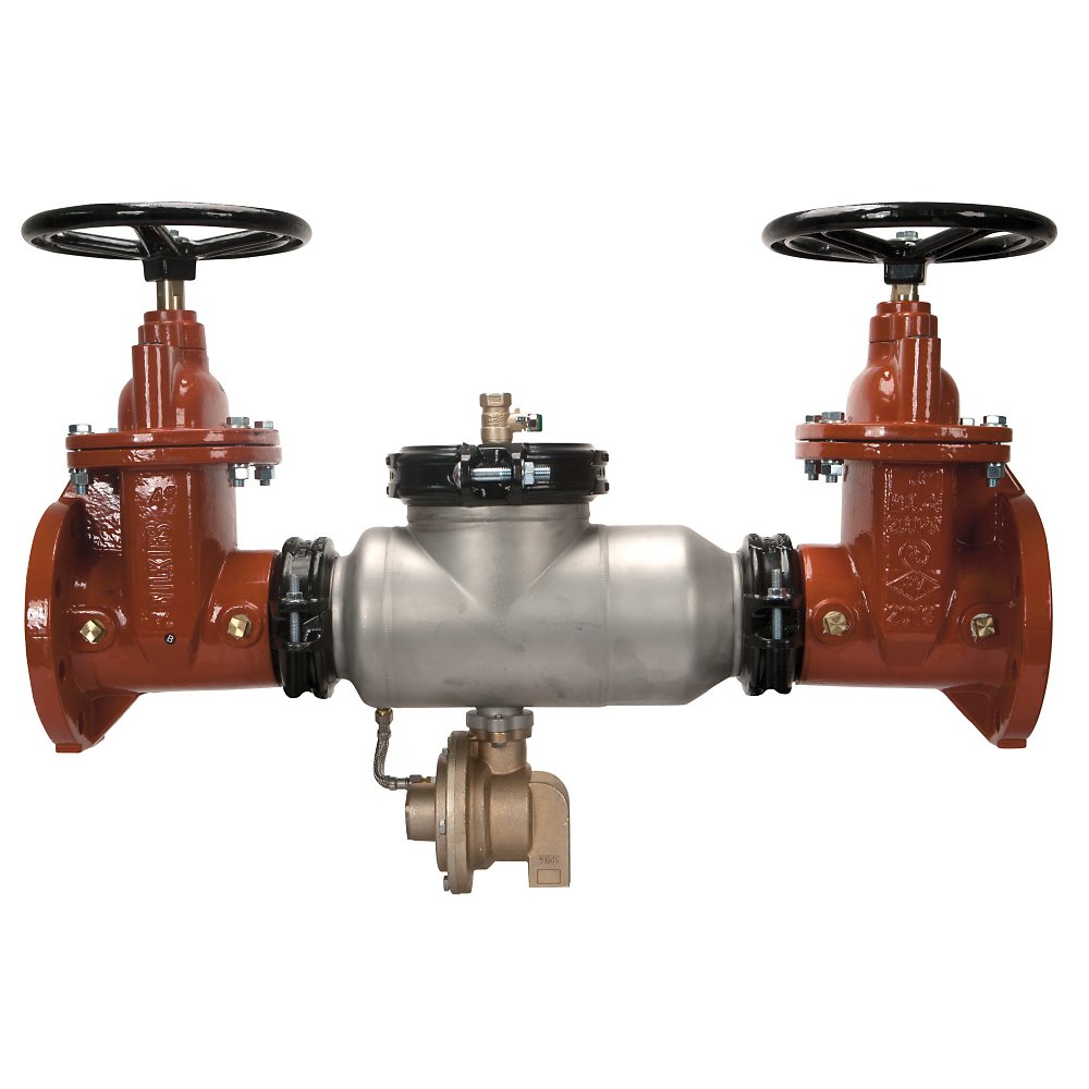 Zurn 8-375AST Lead-Free Backflow Preventer - Stainless Steel Reduced Pressure Principle Assembly
