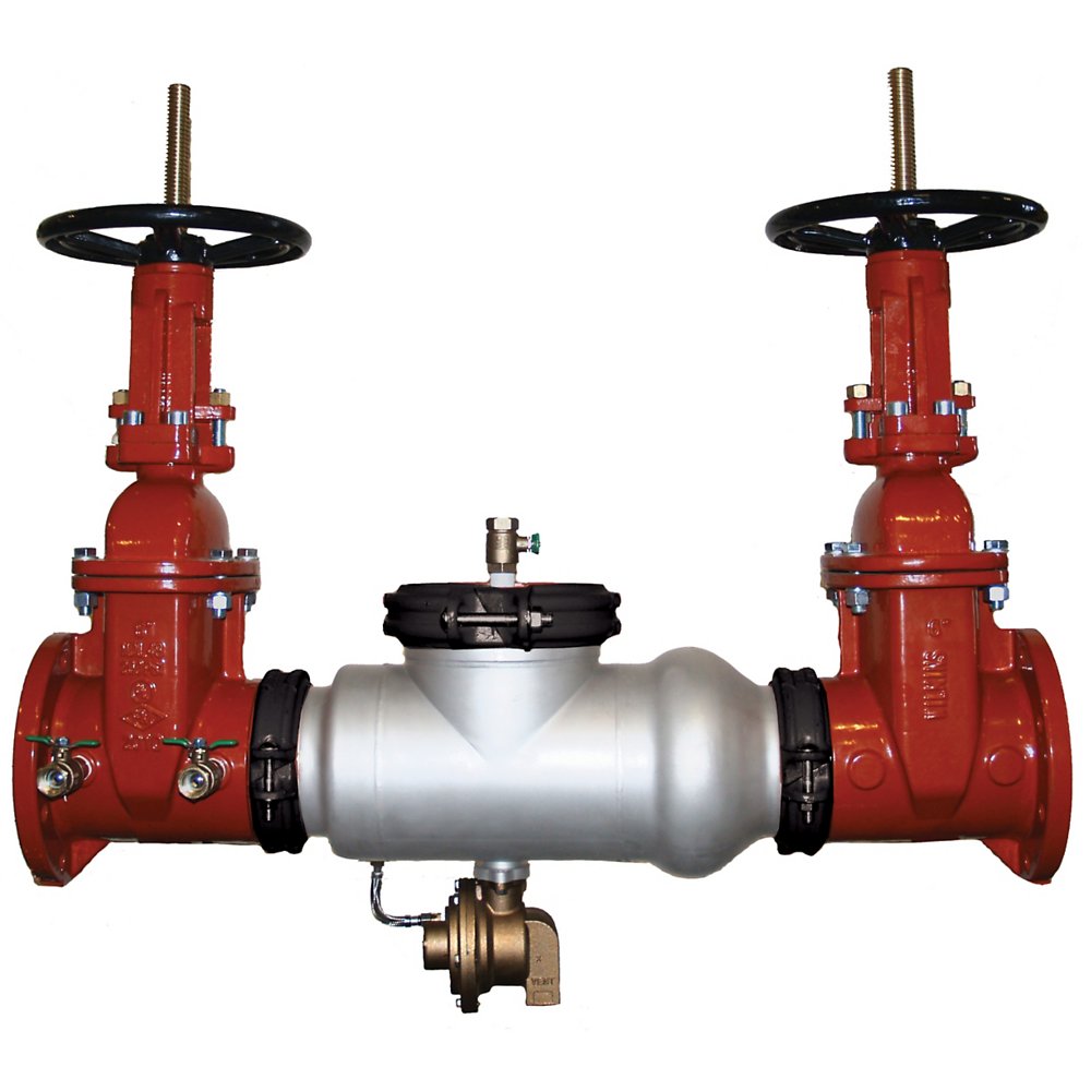 Zurn 4-375ASTOSY Lead-Free Backflow Preventer - Stainless Steel Reduced Pressure Principle Assembly