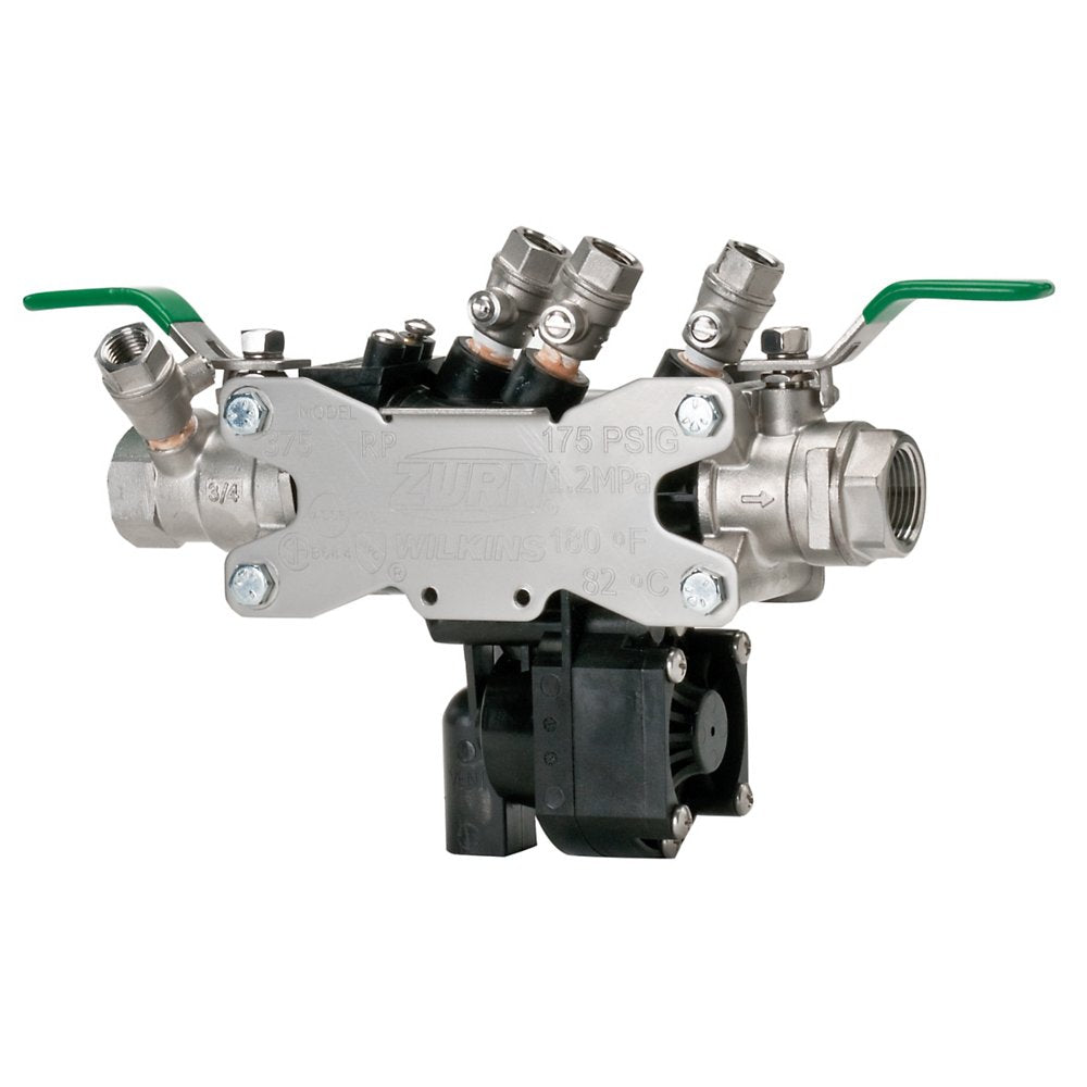 Zurn 1-375ST Lead-Free Backflow Preventer - Reduced Pressure Principle, Stainless Steel