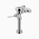 Sloan 111-1.6 Exposed Manual Flushometer, 1.6 gpf, Top Spud, Polished Chrome, Angle Stop Bumper, Dual-Filtered Fixed Bypass Diaphragm