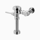 Sloan 111-1.6 Exposed Manual Flushometer, 1.6 gpf, Top Spud, Polished Chrome, Angle Stop Bumper, Dual-Filtered Fixed Bypass Diaphragm