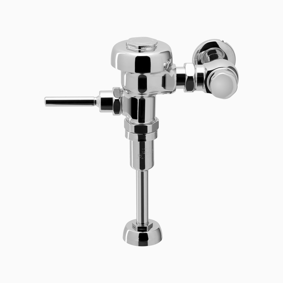Sloan 186-1.5 Exposed Manual Flushometer, 1.5 gpf, Top Spud, Polished Chrome