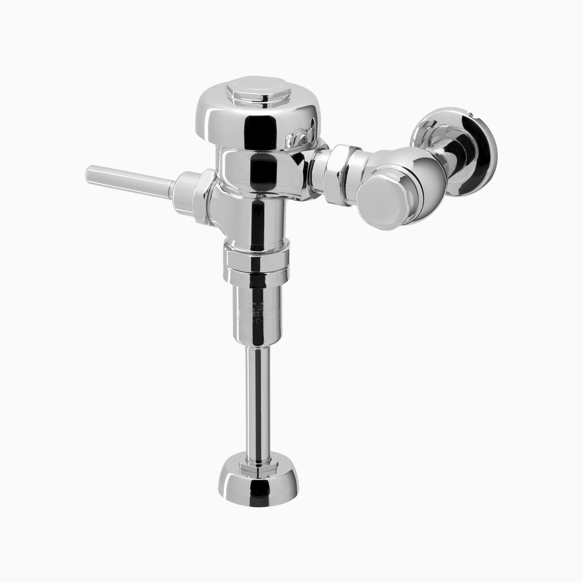Sloan 186-1.5 Exposed Manual Flushometer, 1.5 gpf, Top Spud, Polished Chrome