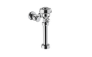 Sloan Royal 110-3.5 Exposed Manual Flushometer, Top Spud, Polished Chrome, Metal Index Handle, Front of Valve Handle, Inlet Left of Valve, Option C Option HL