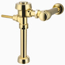 Sloan Royal 111-1.6 Exposed Manual Flushometer, 1.6 gpf, Top Spud, Polished Brass, 1-1/4" Flush Connection