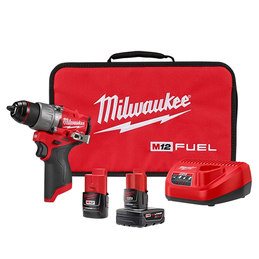 Milwaukee 3404-22 M12 FUEL 1/2" Hammer Drill/Driver Kit