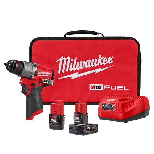 Milwaukee 3404-22 M12 FUEL 1/2" Hammer Drill/Driver Kit