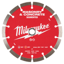 Milwaukee 49-93-9307 7" Segmented Masonry & Concrete Diamond Blade (Pack of 5)