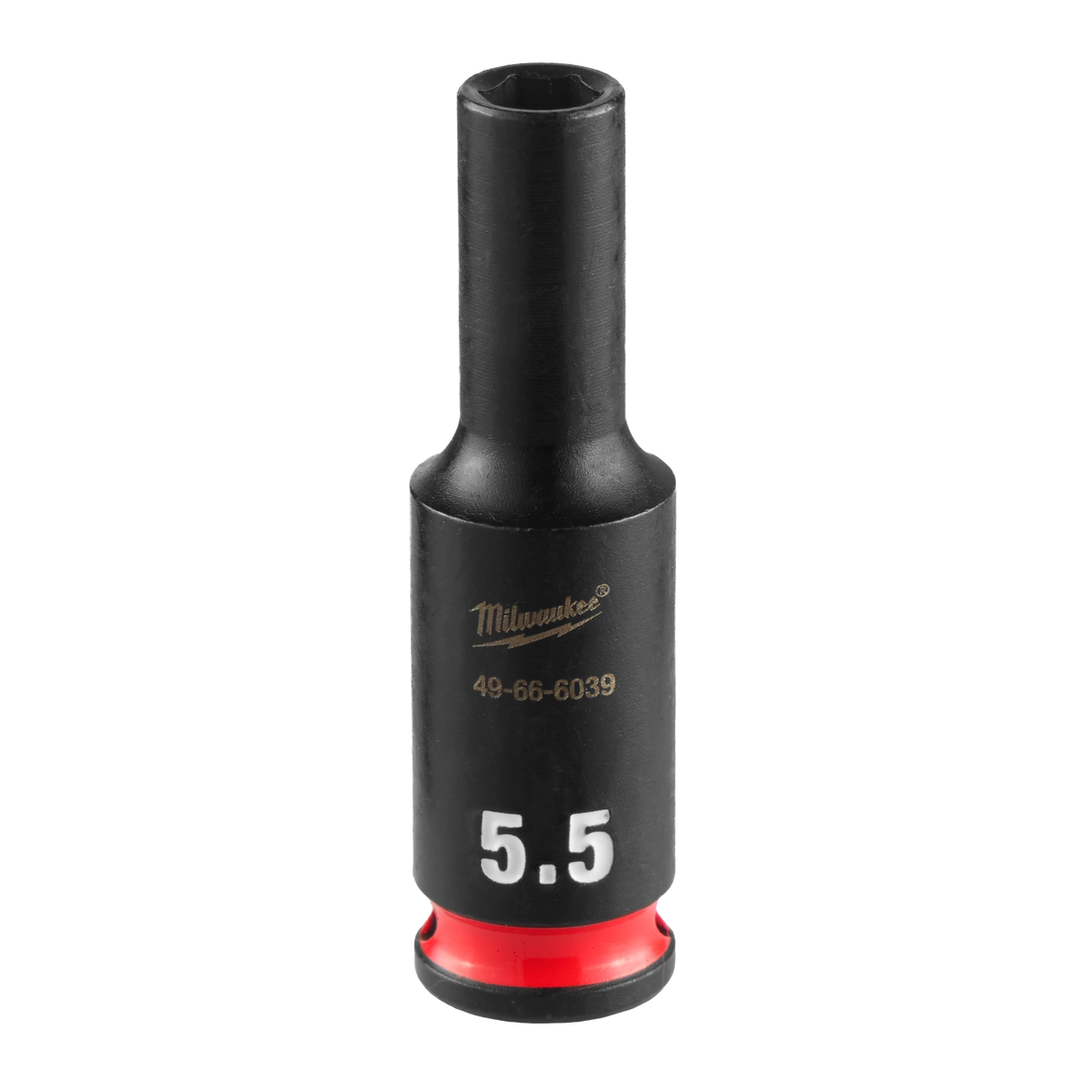 Milwaukee 49-66-6039 SHOCKWAVE Impact Duty 1/4" Drive 5.5MM Deep 6 Point Socket