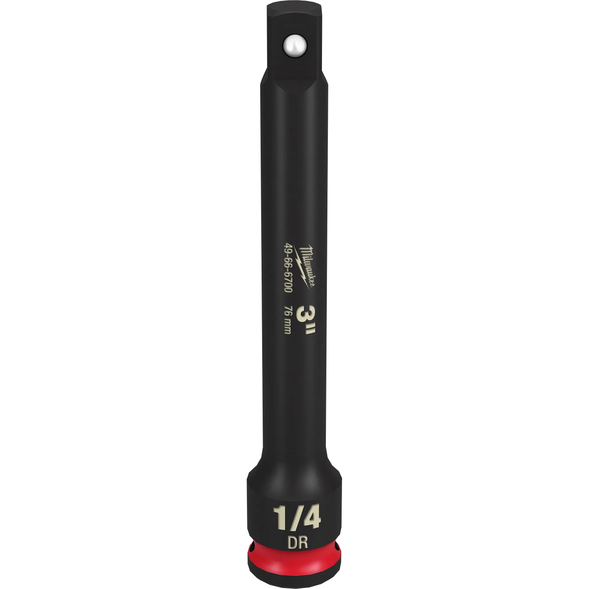Milwaukee 49-66-6700 SHOCKWAVE Impact Duty 1/4" Drive 3" Extension