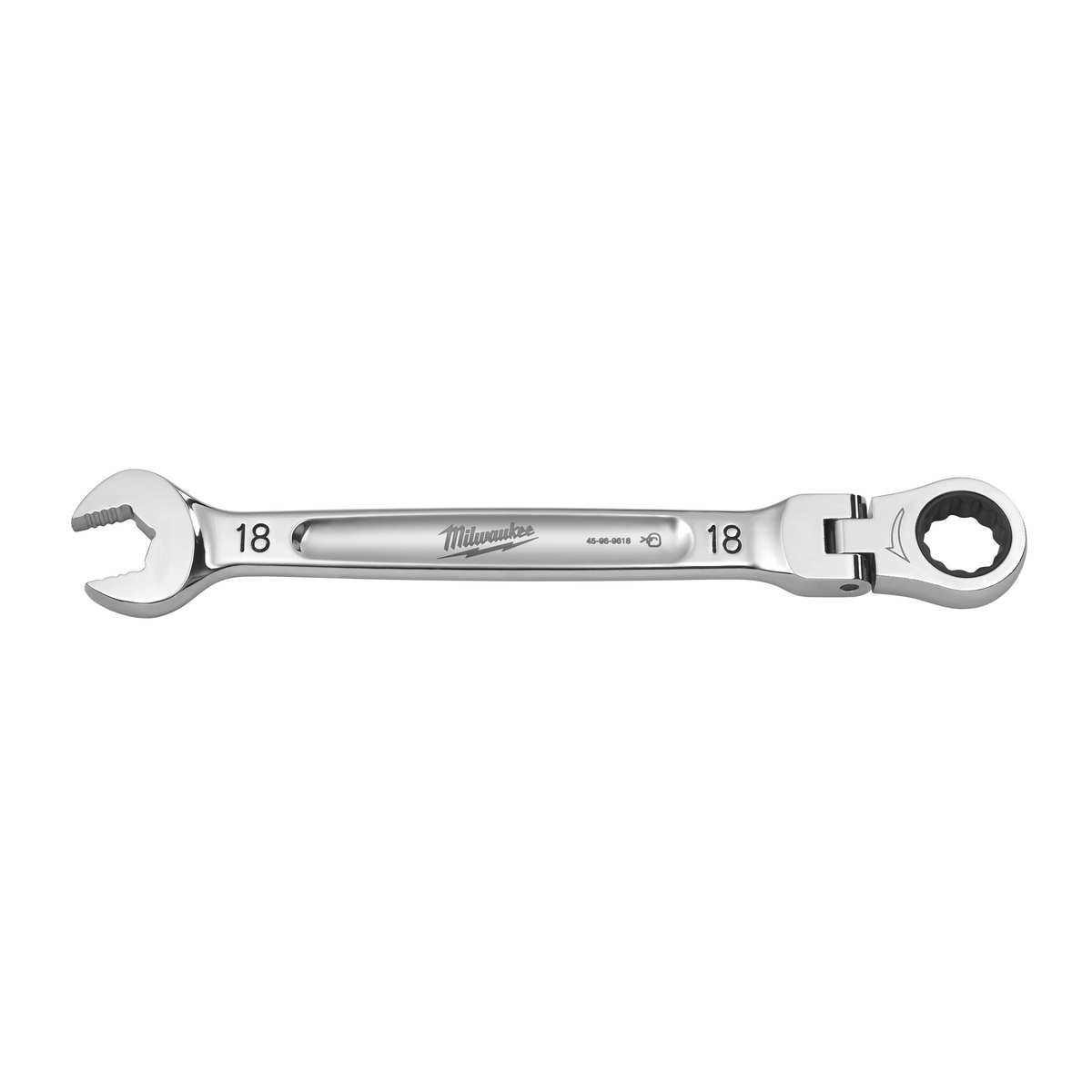 Milwaukee 45-96-9618 18mm Flex Head Ratcheting Combination Wrench