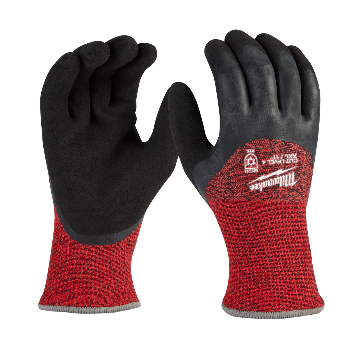 Milwaukee 48-73-7944 Cut Level 4 Winter Dipped Gloves - XXL (Pack of 6)